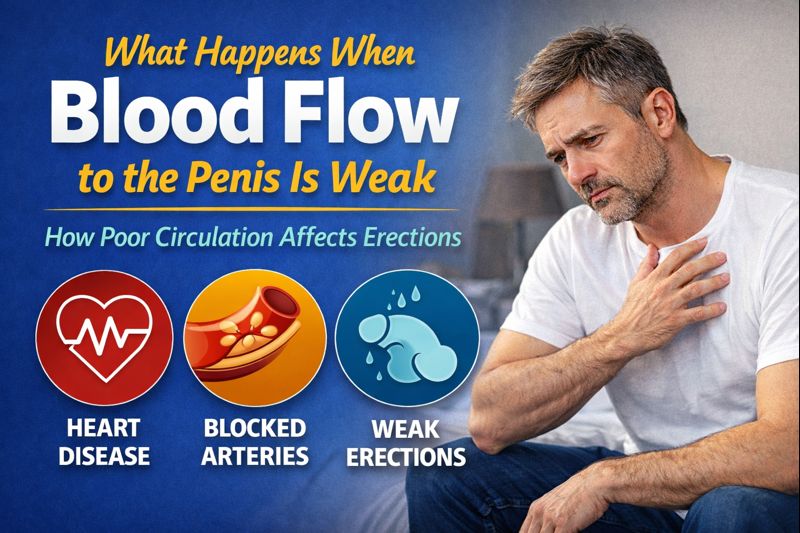 What Happens When Blood Flow to the Penis Is Weak
